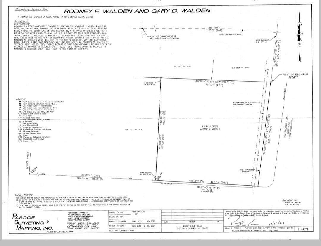 0 Hawthorn Road  Defuniak Springs FL 32435 photo