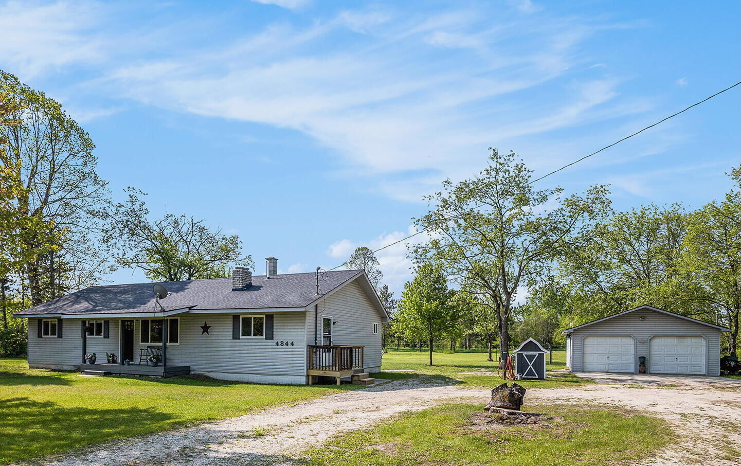 Property Photo:  4844 Doerr Road  MI 49659 