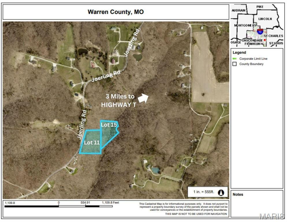 Property Photo: Lot 11 And Lot 15 Hunters Ridge MO 63357