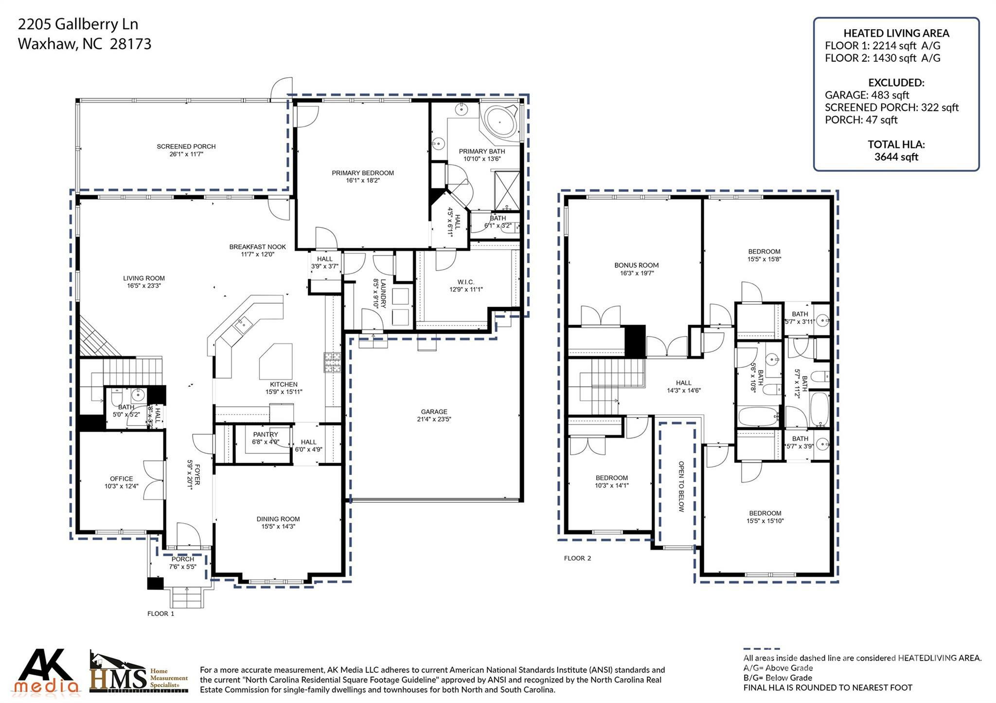 Property Photo: 2205 Gallberry Lane NC 28173
