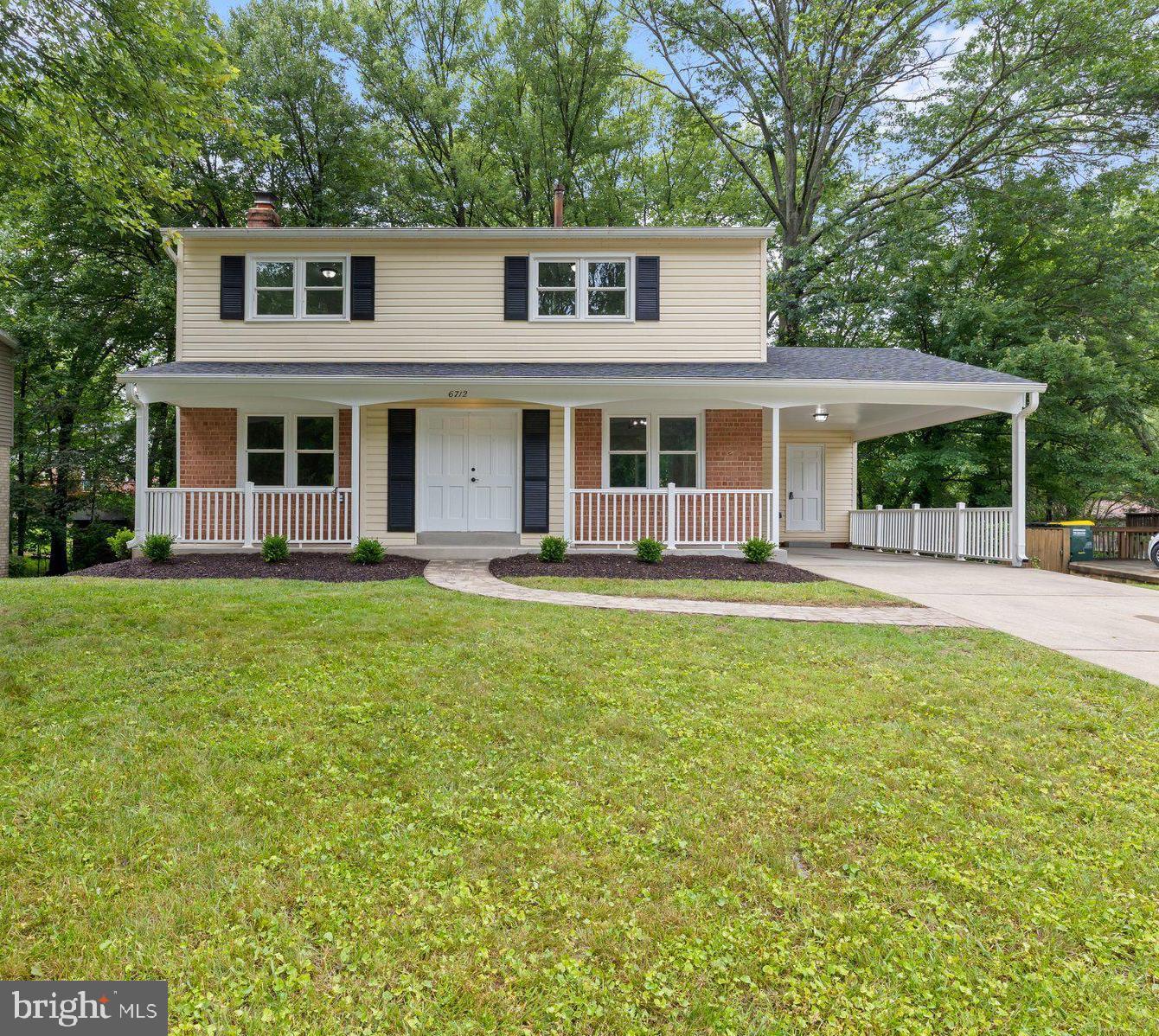 Property Photo: 6712 Huntsman Boulevard VA 22152