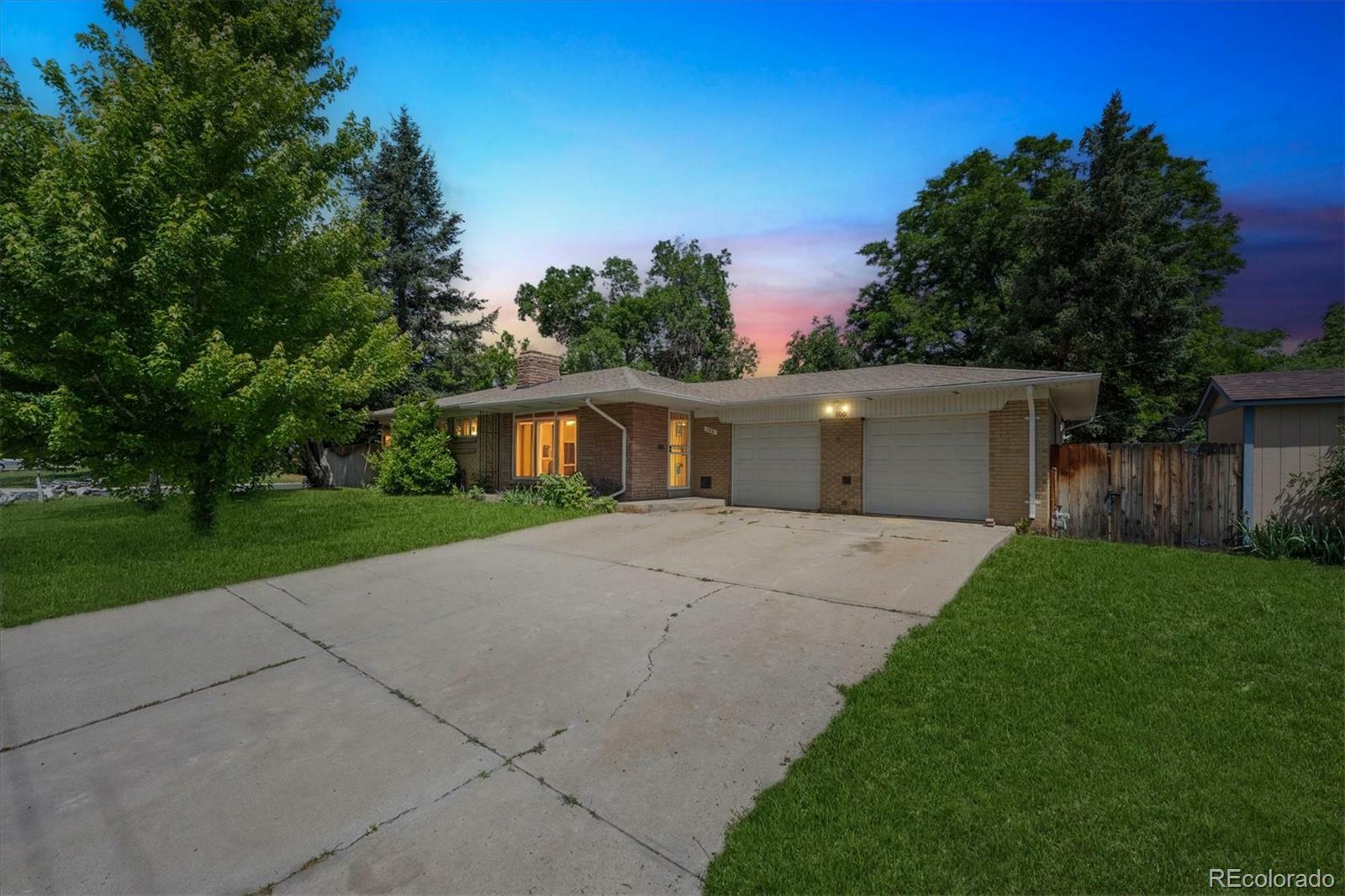 Property Photo: 100 Dudley Street CO 80226