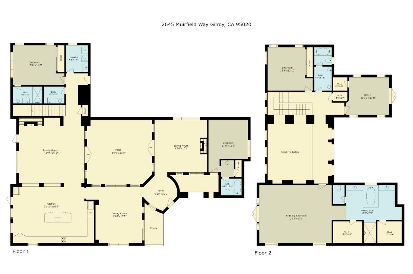 Property Photo: 2645 Muirfield Way CA 95020