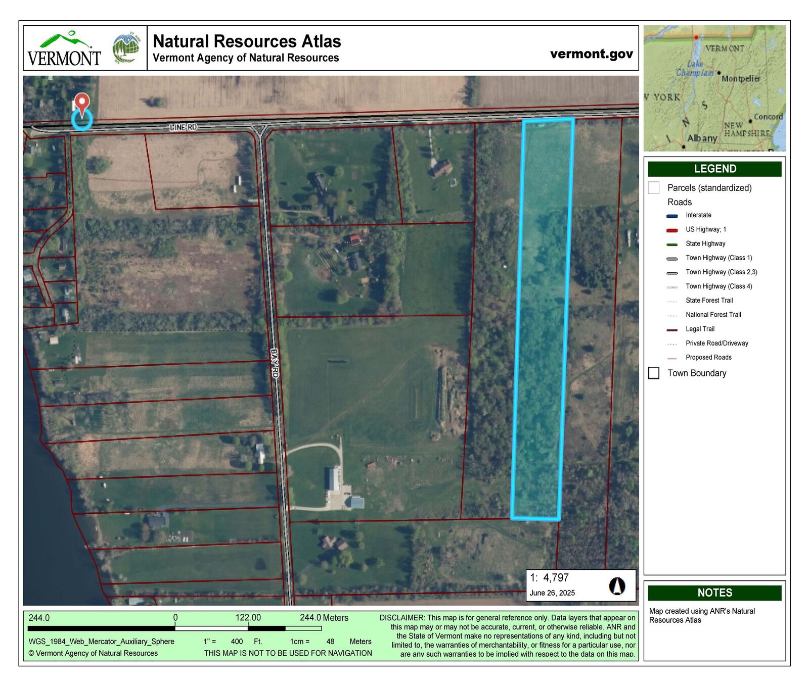 Property Photo:  54 Line Road  VT 05440 