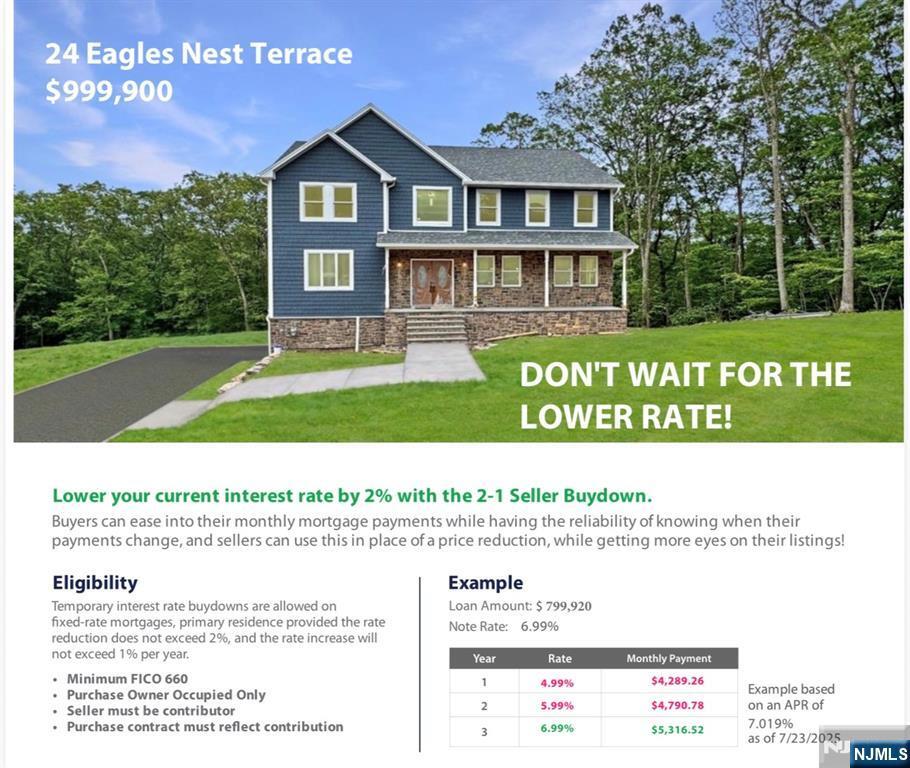 Property Photo: 24 Eagles Nest Terrace NJ 07480
