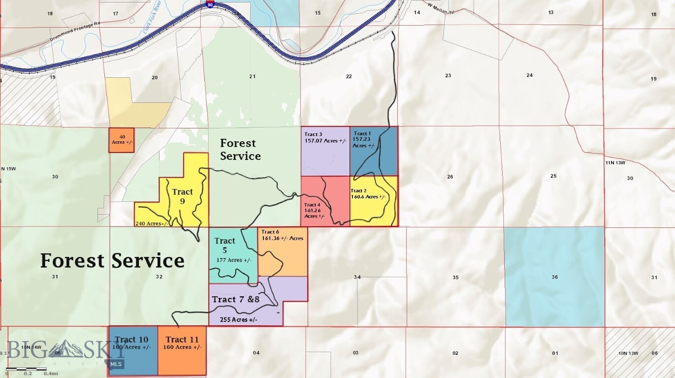 Property Photo:  4 Tract, Bull Elk  MT 59832 