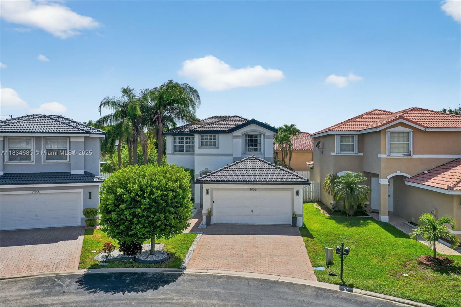 Property Photo: 2036 SW 159th Ave FL 33027