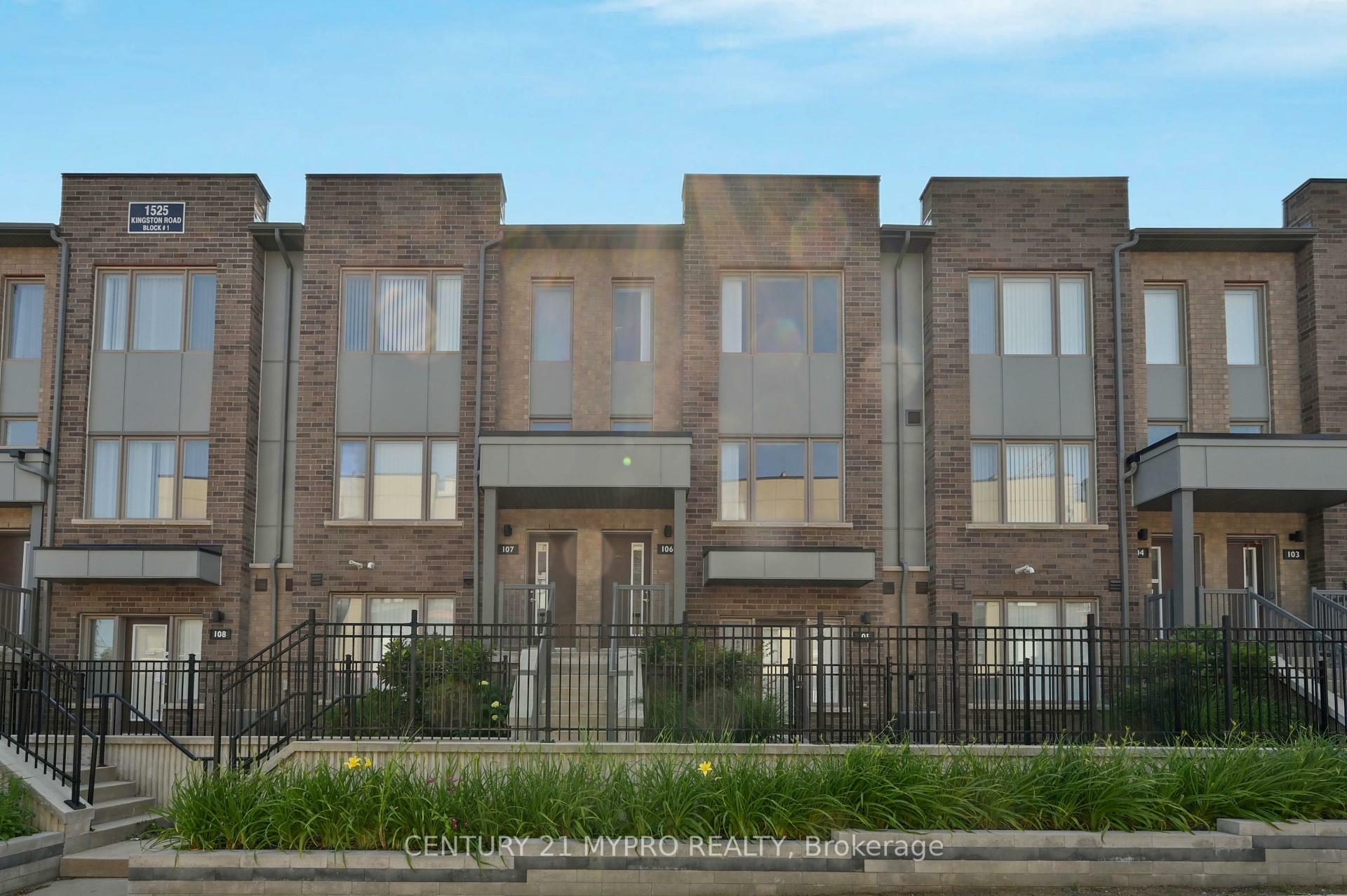 Property Photo: 1525 Kingston Road 106 ON L1V 1C2
