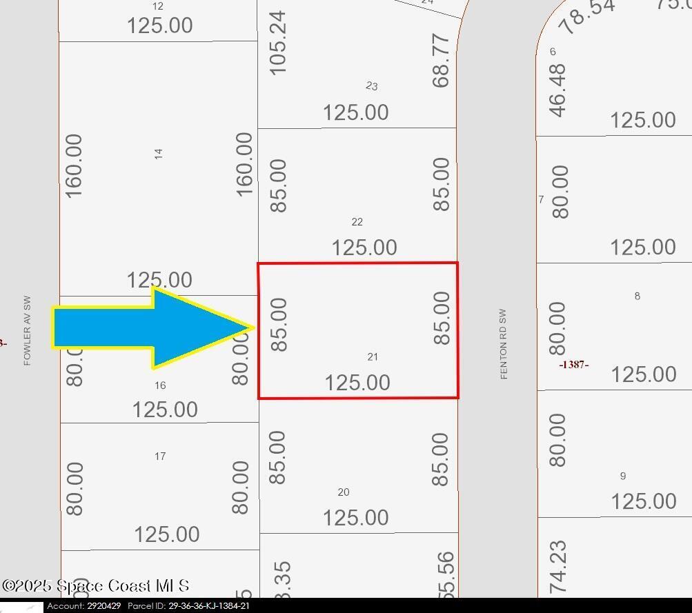 Property Photo: 311 Fenton Road SW FL 32908
