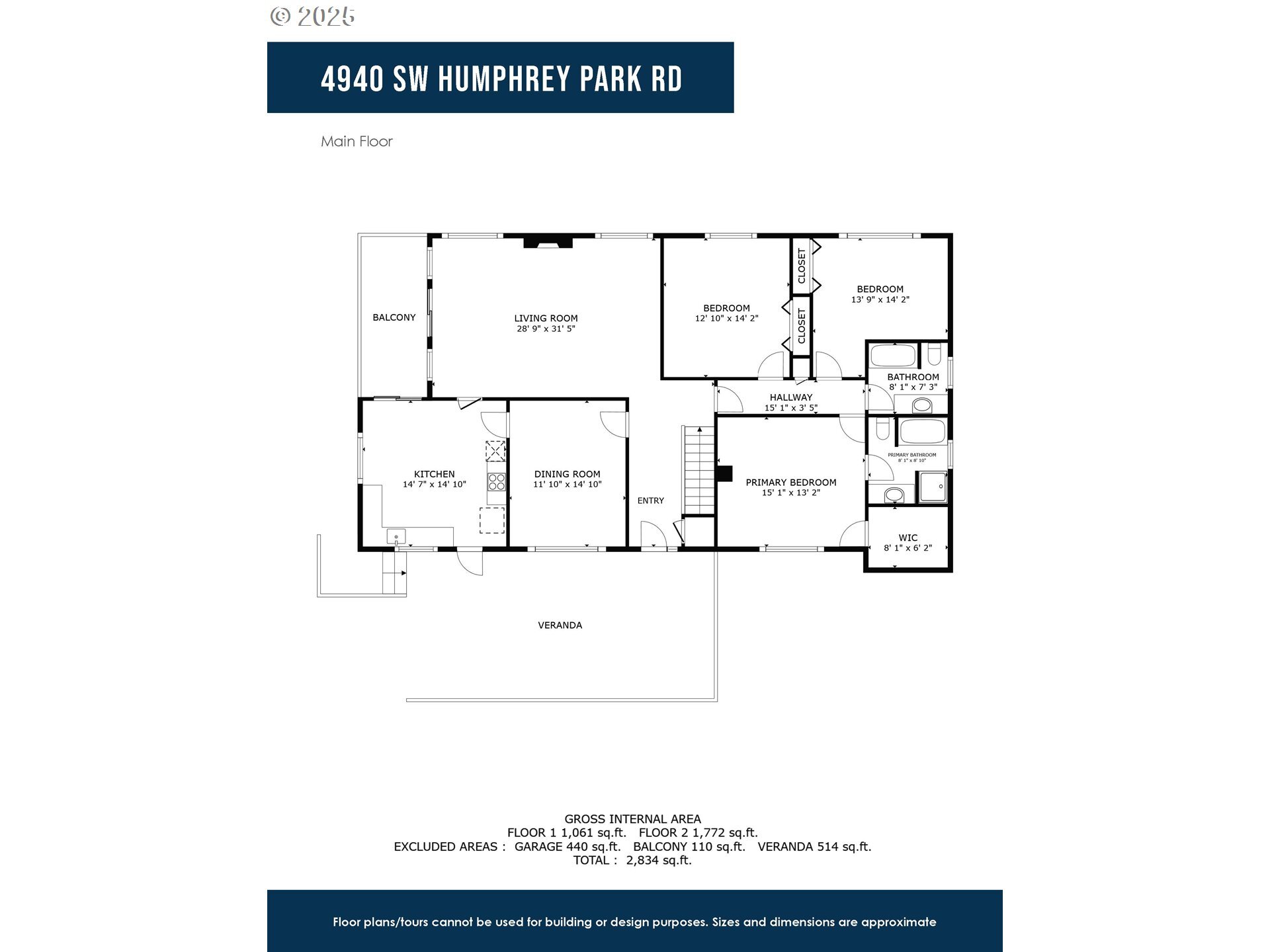 Property Photo: 4940 SW Humphrey Park Rd OR 97221