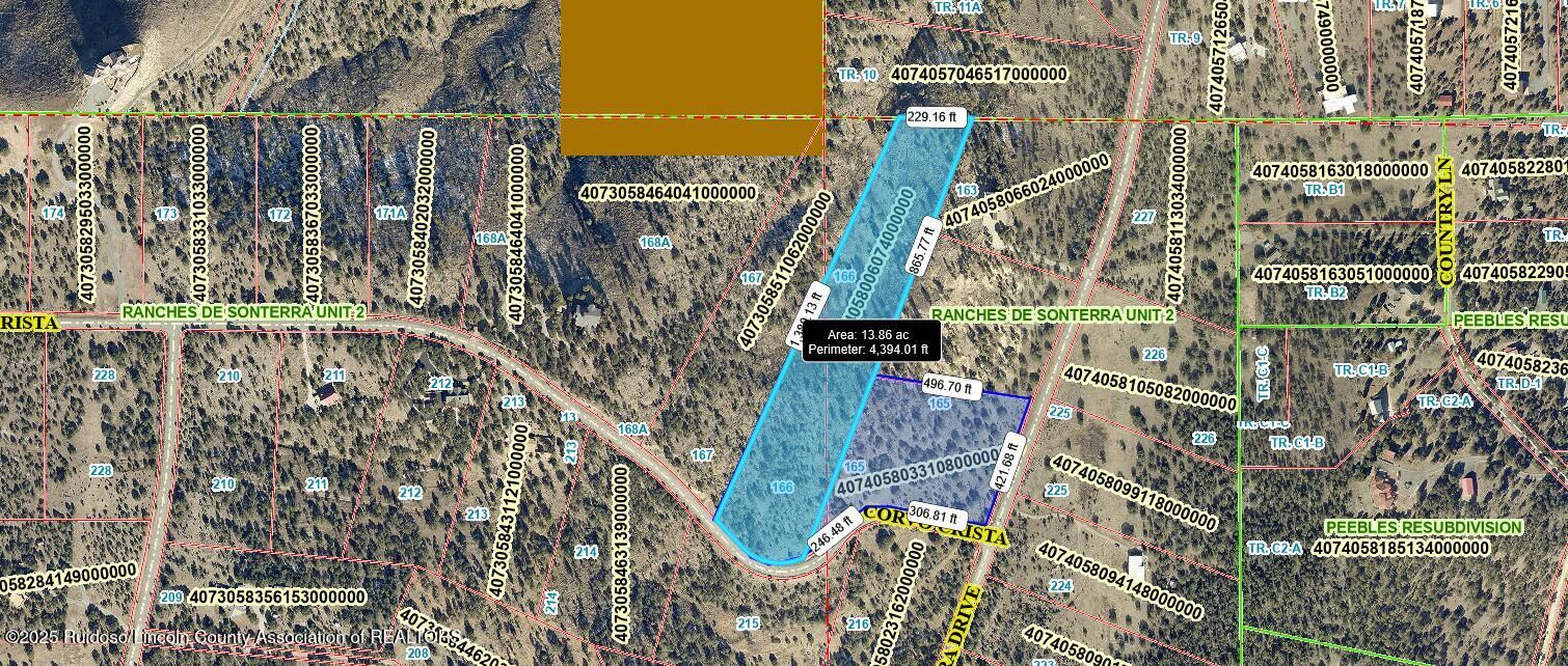 Property Photo:  Lot165-166 Corvo Crista 2  NM 88312 