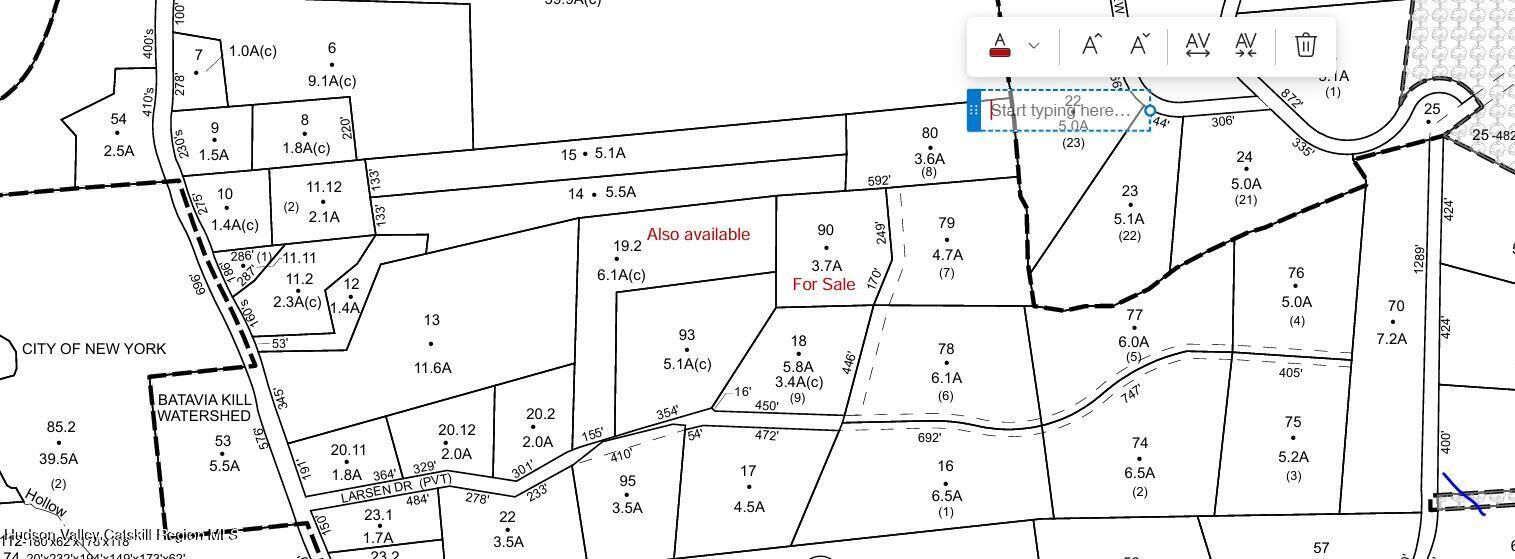 Property Photo:  0 Larsen Dr  NY 12496 