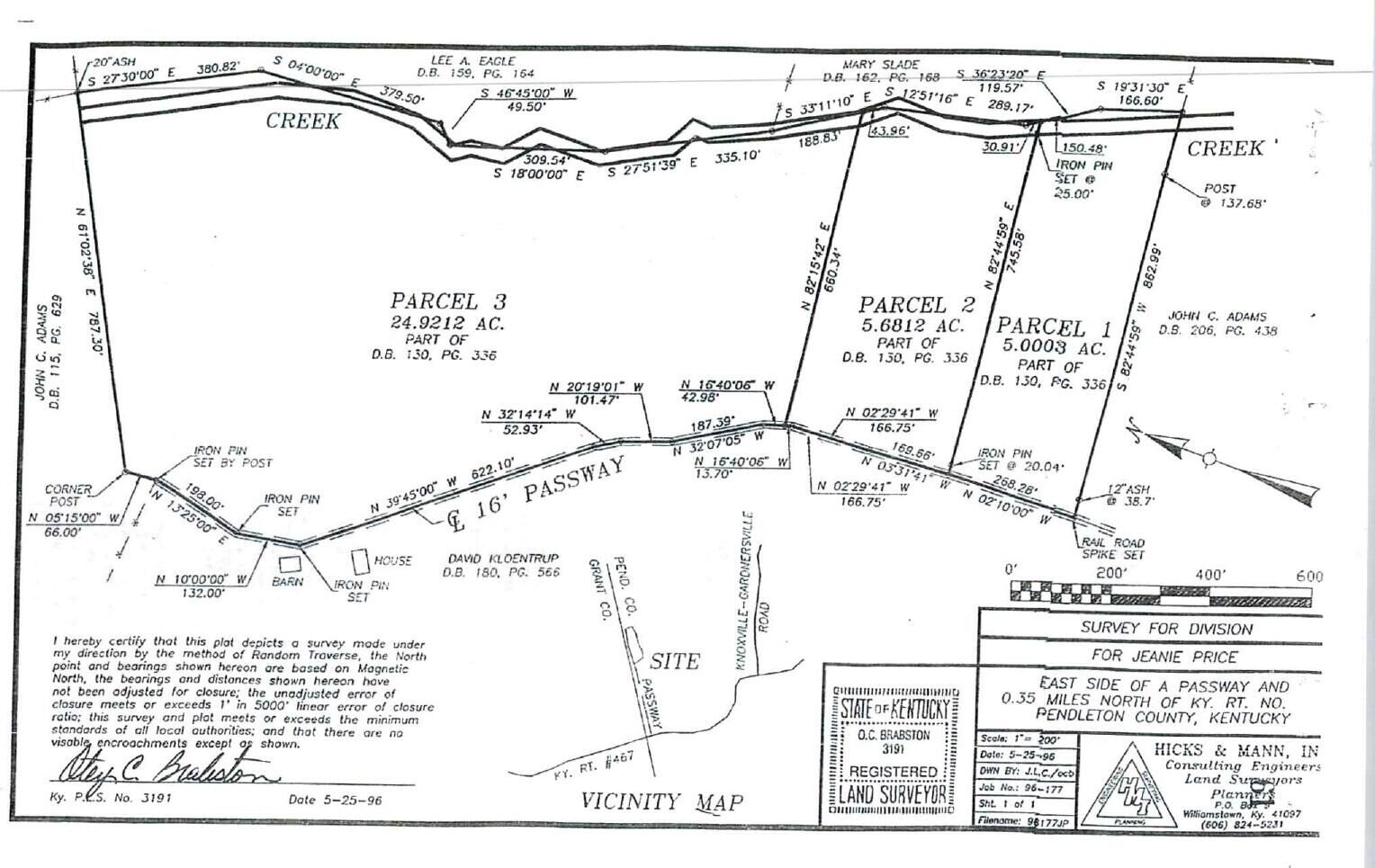 Property Photo:  12 Acres Price Pike  KY 41035 
