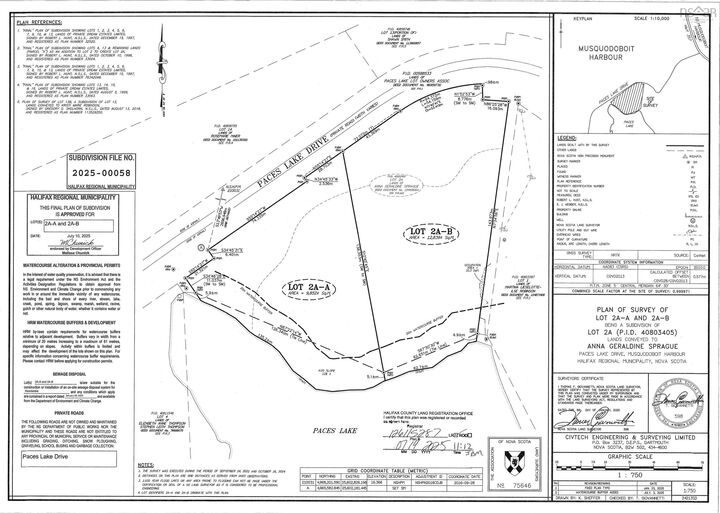 Property Photo:  Lot 2A-B Paces Lake Drive  NS B0J 2L0 