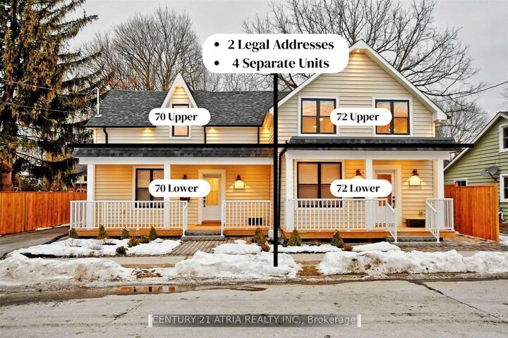 Photo de la propriété: 70-72 Centre Street ON L4G 1J8
