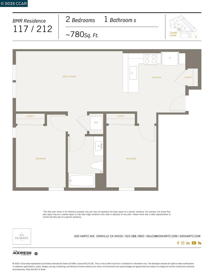 Property Photo: 600 Hartz Ave 118 CA 94526