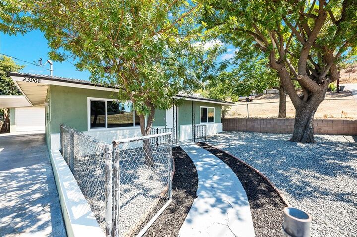 Property Photo: 23968 Goetz Drive CA 92587