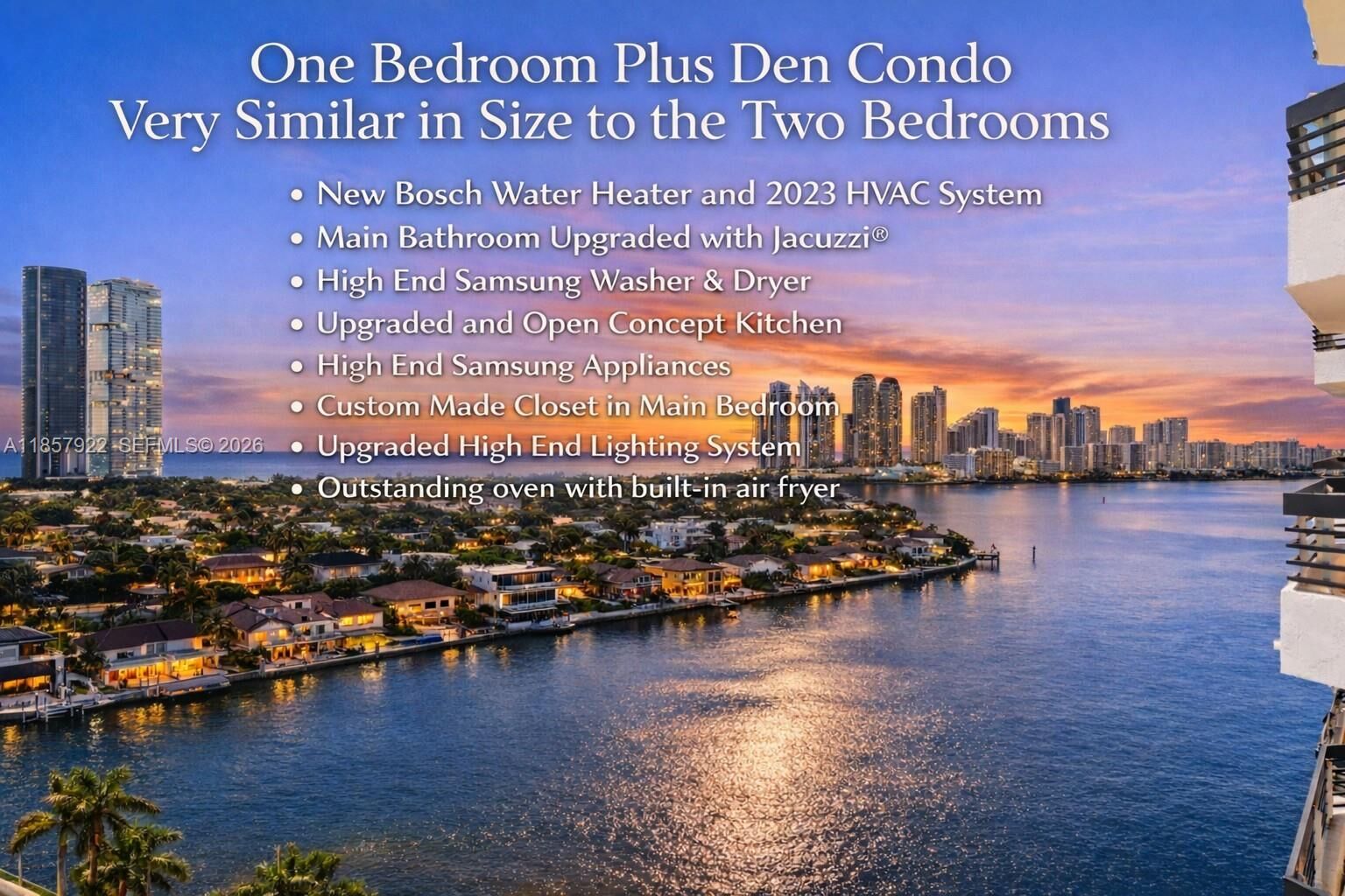 Property Photo:  3600 Mystic Pointe Dr 1616  FL 33180 