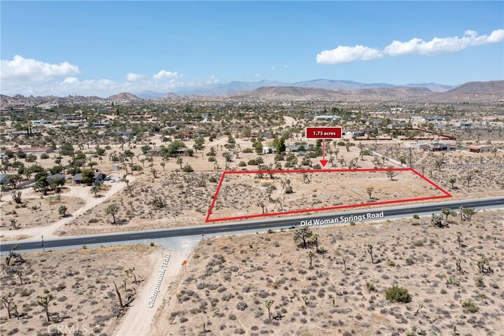 Property Photo: 1 Old Woman Springs Rd CA 92284