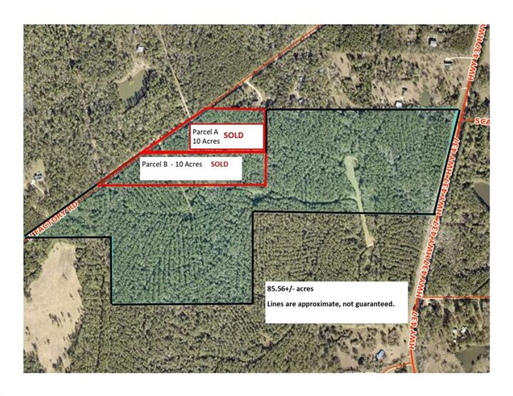 Property Photo:  85.56 Acres N Hwy 437  LA 70435 