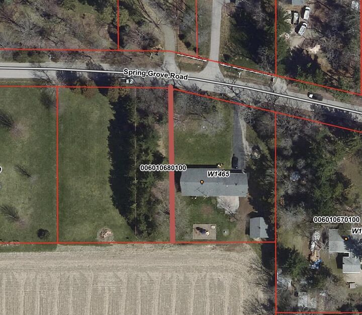 Property Photo: W1465 Spring Grove Road WI 54971