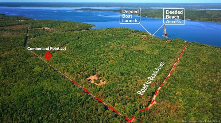 Property Photo:  Lot 79-1 Cumberland Point Road  NB E4A 3J1 