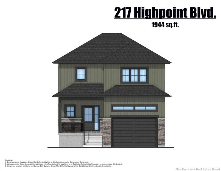 Photo de la propriété:  217 Highpoint Boulevard  NB E3B 5P3