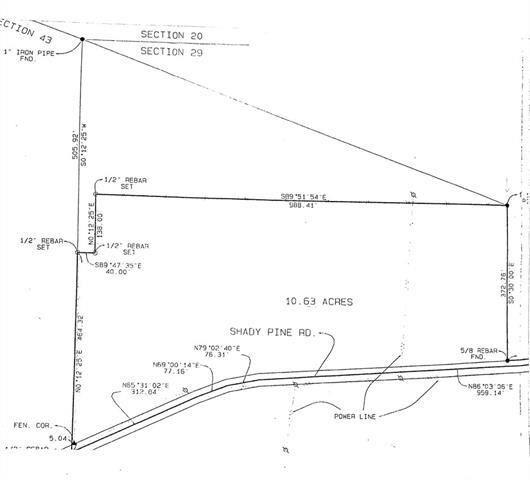 Property Photo: 10.63 Acres Shady Pine Road LA 70445