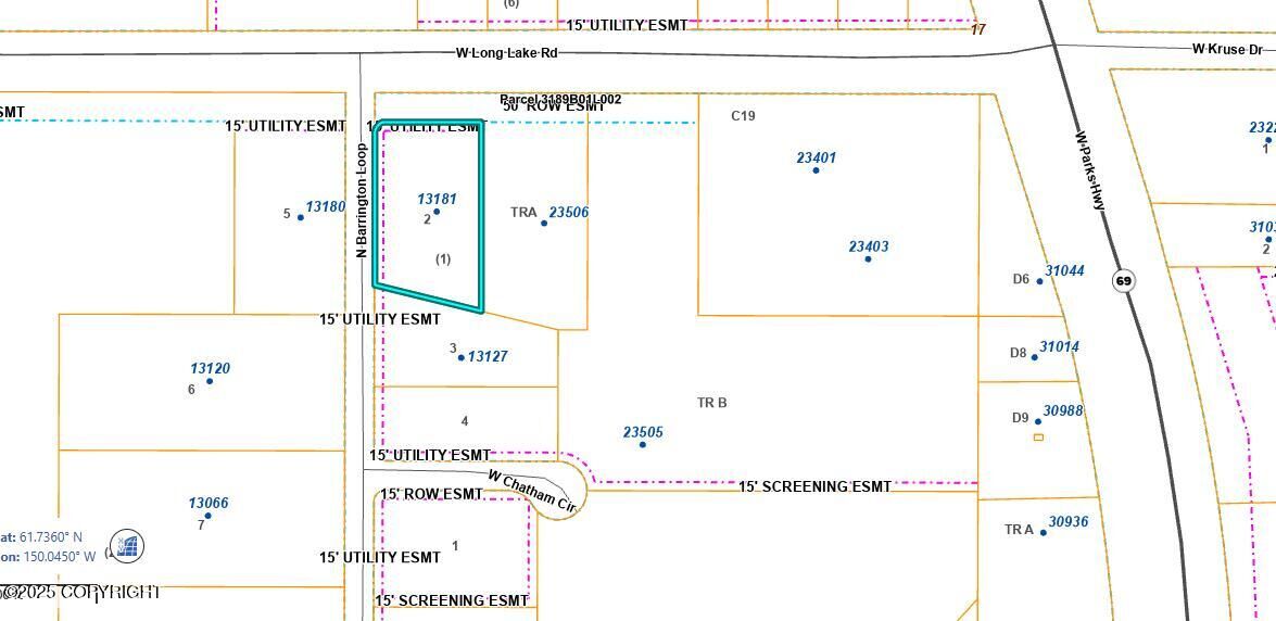 Property Photo: 13181 N Barrington Loop AK 99688