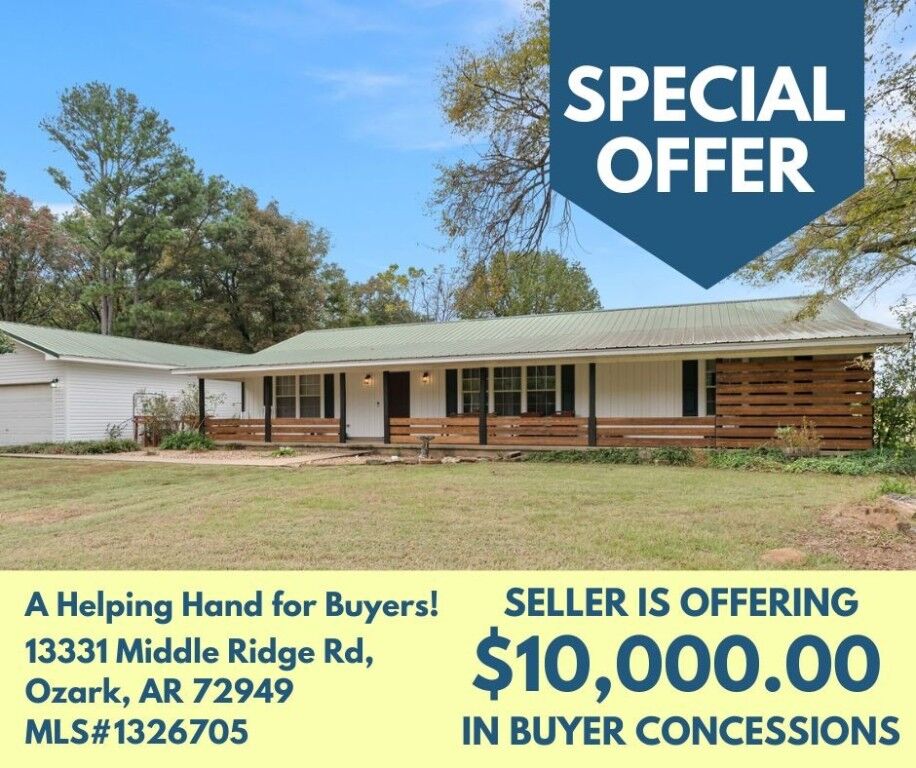 Property Photo:  13331 Middle Ridge Road  AR 72949