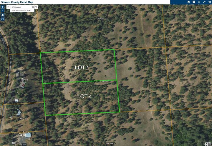 Property Photo: Nka Lower Weaver Way Lot 1 Of Lot 11 WA 99006