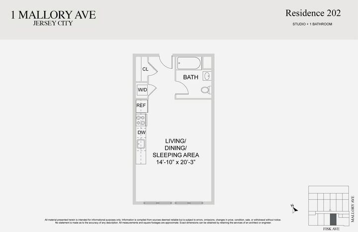 Property Photo: 1 Mallory Ave 202 NJ 07305