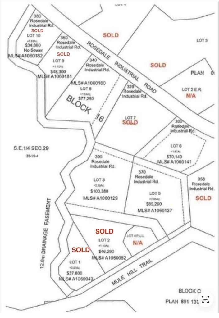 Property Photo: Lot 3 390 1 Street North Road AB T0J 0Y0