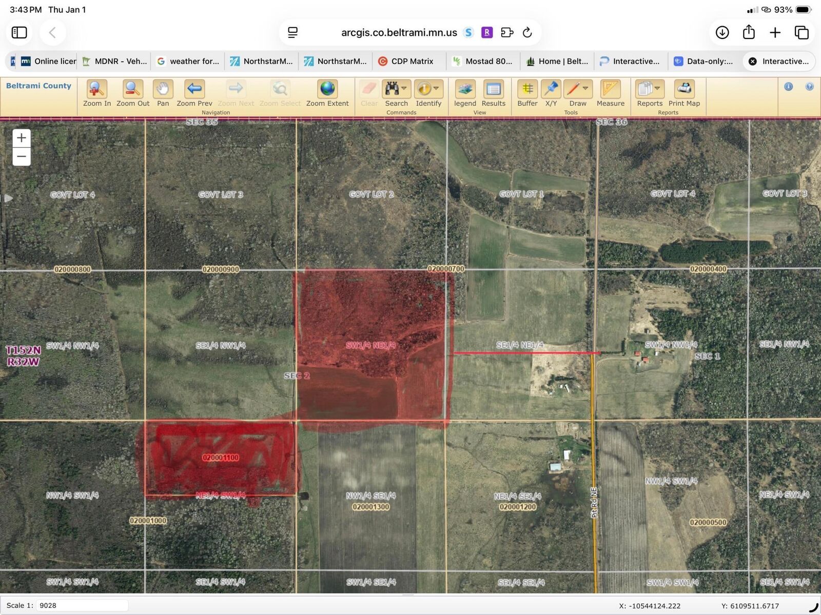 Property Photo:  Tbd Pit Road NE  MN 56650 