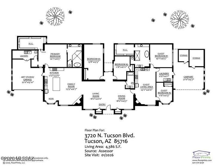 Property Photo:  3720 N Tucson Boulevard  AZ 85716 