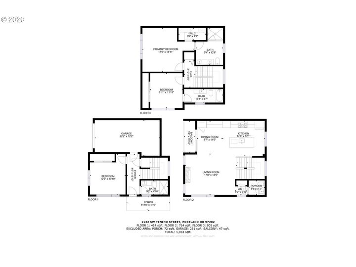 Property Photo:  1122 SE Tenino St  OR 97202 