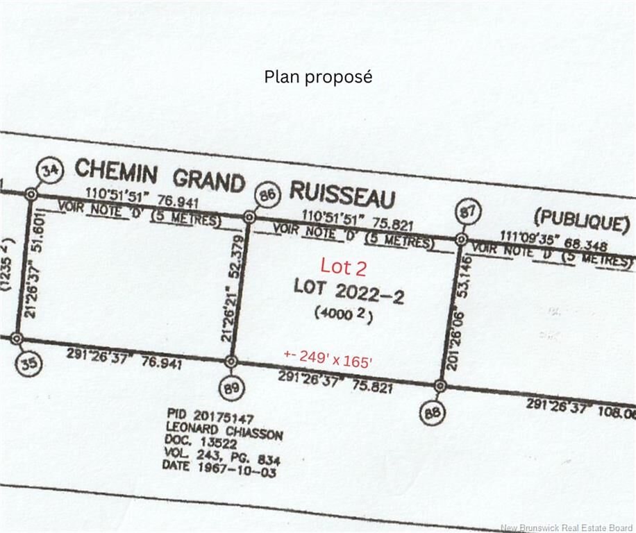 Property Photo: +- 4,000 Mc Chemin Grand Ruisseau NB E8T 2T7