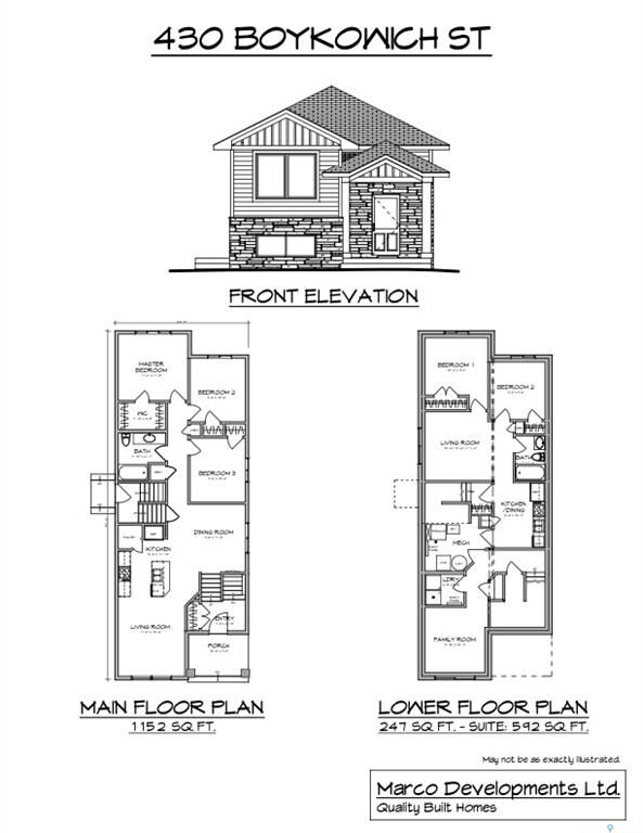 Property Photo:  430 Boykowich Street  SK S7W 0S6 