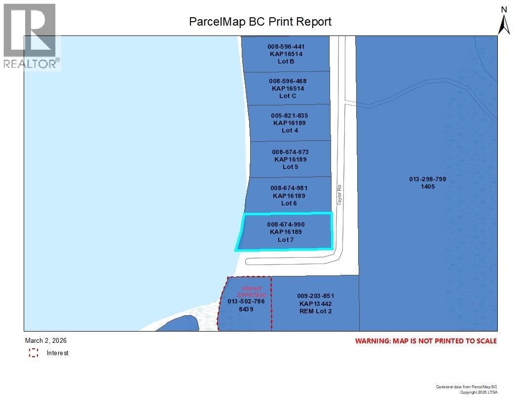 Property Photo:  1861 Taylor Road  BC V0K 2K2 