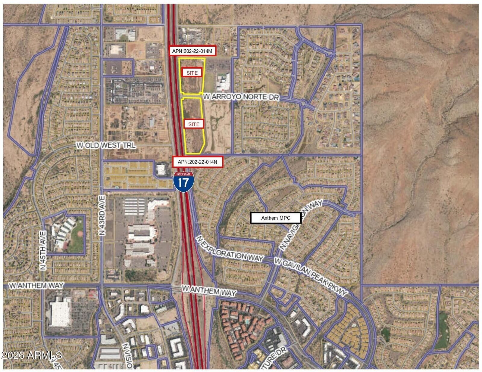 Property Photo:  4000 W Arroyo Norte Avenue Metes &Amp Bounds  AZ 85087 