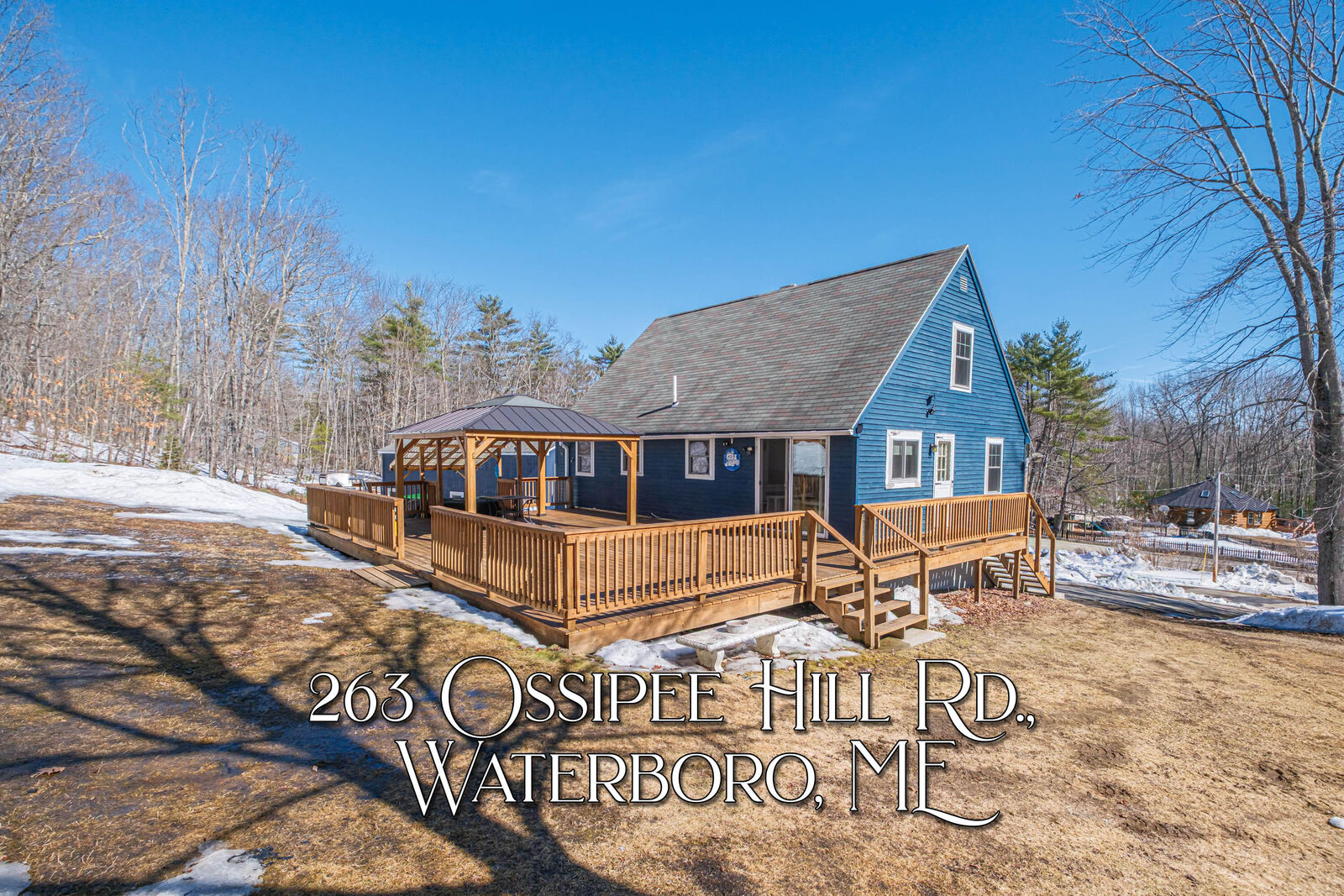 Property Photo:  623 Ossipee Hill Road  ME 04087 