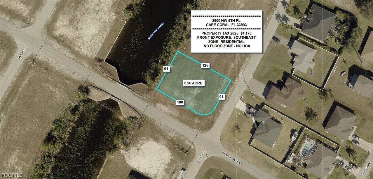 Property Photo: 2900 NW 4th Place FL 33993