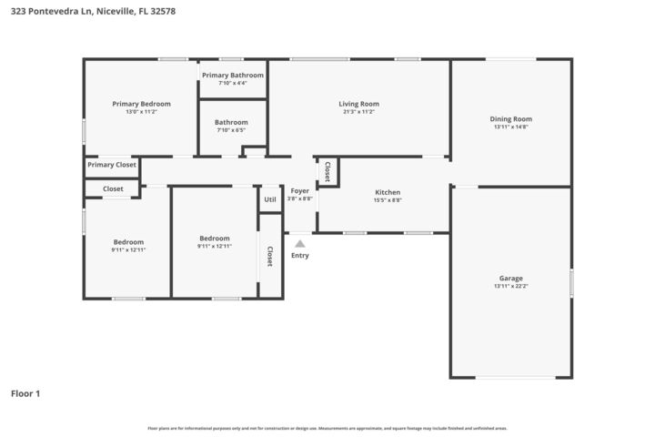 Property Photo: 323 Pontevedra Lane FL 32578