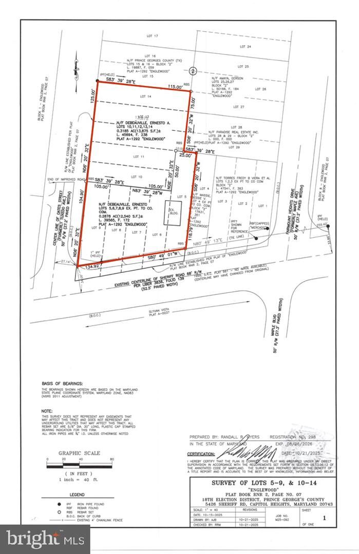 Property Photo: 5426 Sheriff Road MD 20743