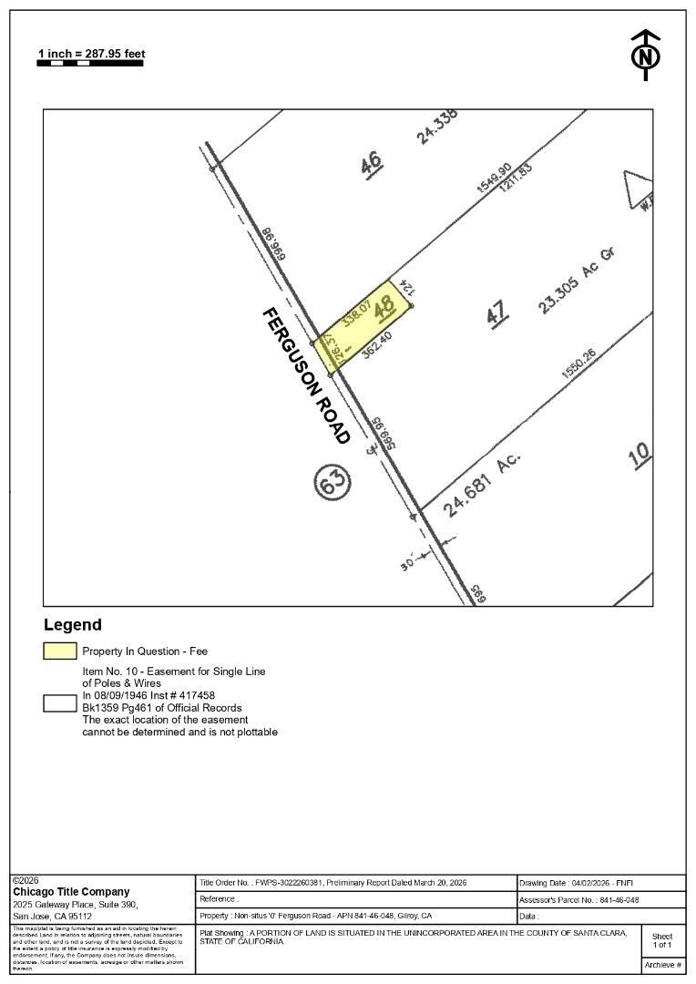 Property Photo:  0 Ferguson Road  CA 95020 