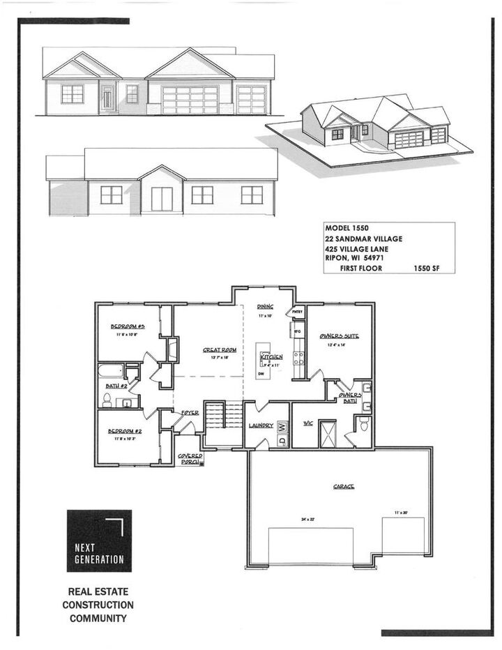 Property Photo:  425 Village Lane  WI 54971 