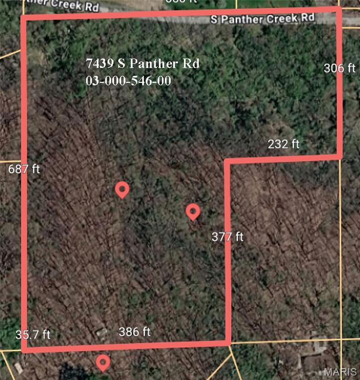 Property Photo:  7439 S Panther Creek Road  IL 62069 