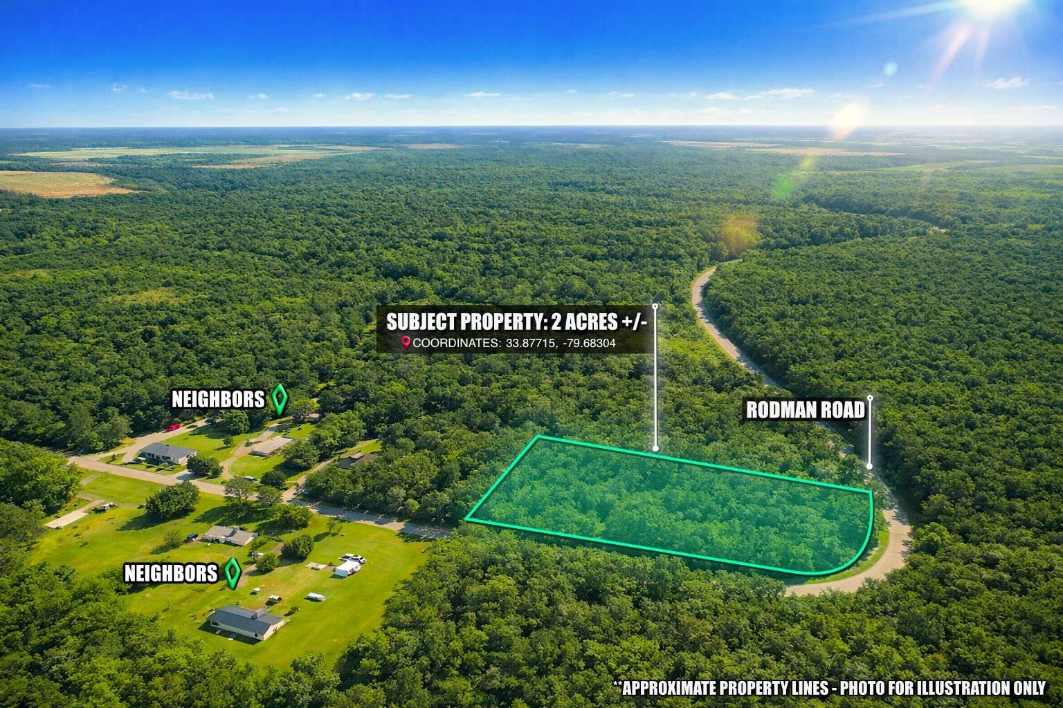 Property Photo:  Tbd Rodman Rd.  SC 29560 