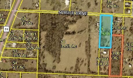 Property Photo:  3.98 Acres Spruce Drive  MO 64843 