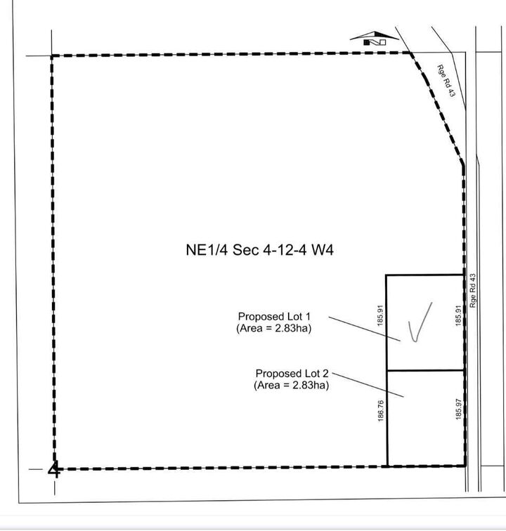 Property Photo: Blk 1 Lot 1 Range Road 43 AB T1B 4C7